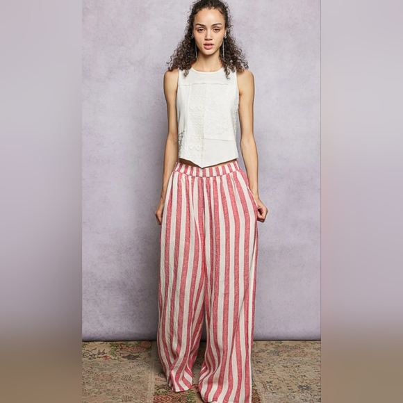 #1132 POL Ghost Flower Patchwork Top - Picture 12 of 14